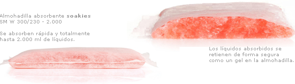 Almohadilla absorbente soakies